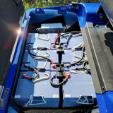 6 Passenger WildCat 48v Electric Golf Cart Limo LSV Low Speed Vehicle Six Seater - 48v - Blue - BD600