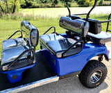 6 Passenger WildCat 48v Electric Golf Cart Limo LSV Low Speed Vehicle Six Seater - 48v - Blue - BD600
