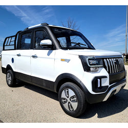 Electric Truck Golf Car 4 Seater LSV Low Speed Vehicle 60v GSI Coco Truck Golf Cart With AC & Heat - White