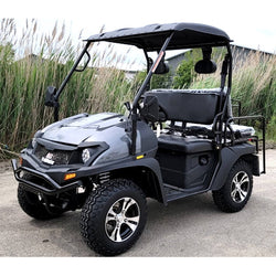 Brand New Gas UTV Hybrid Linhai Big Hammer 200 GVX Side by Side UTV With Custom Rims/Tires - Gray