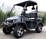 Brand New Gas Golf Cart UTV Hybrid Linhai Big Hammer 200 GVX Side by Side UTV With Custom Rims/Tires - Gray
