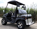 Brand New Gas Golf Cart UTV Hybrid Linhai Big Hammer 200 GVX Side by Side UTV With Custom Rims/Tires - Gray