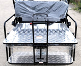 Brand New Gas Golf Cart UTV Hybrid Linhai Big Hammer 200 GVX Side by Side UTV With Custom Rims/Tires - Gray