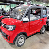 Four Passenger Electric Golf Car Street Legal LSV Low Speed Vehicle Golf Cart 4 Seater 60v Coco Coupe Scooter Car