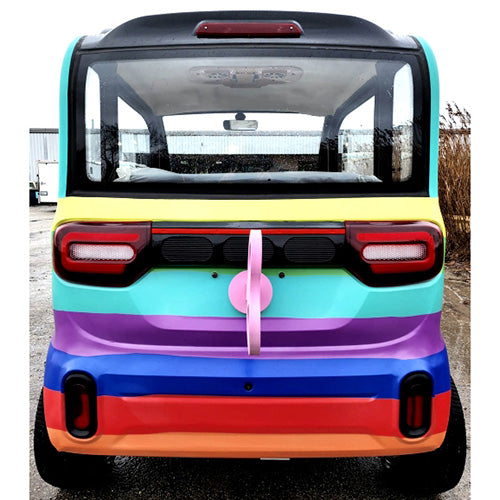 Eainbow Rims Rainbow Limited Edition Coco Coupe LE 60v Electric 4 Seater Golf Cart ...