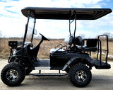 Brand New 48v Electric Golf Cart Lifted & Loaded eMACHINE - Black