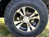 Brand New Gas Golf Cart UTV Hybrid Linhai Big Hammer 200 GVX Side by Side UTV With Custom Rims/Tires - Gray