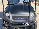 Gas Golf Cart UTV Hybrid Linhai Big Hammer 200 GVX Side by Side UTV With Custom Rims/Tires & Extended Version - With Extended Roof