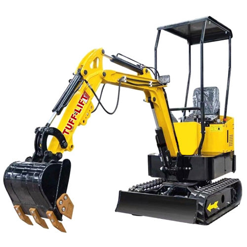 Mini Excavator Digger Tuff-Lift Rubber Track Digger Briggs & Stratton ...