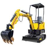 Mini Excavator Digger Tuff-Lift Rubber Track Digger Briggs & Stratton Gas Engine EPA Certified - AGT-YM-12