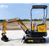 Mini Excavator Digger Tuff-Lift Rubber Track Digger Briggs & Stratton Gas Engine EPA Certified - AGT-YM-12